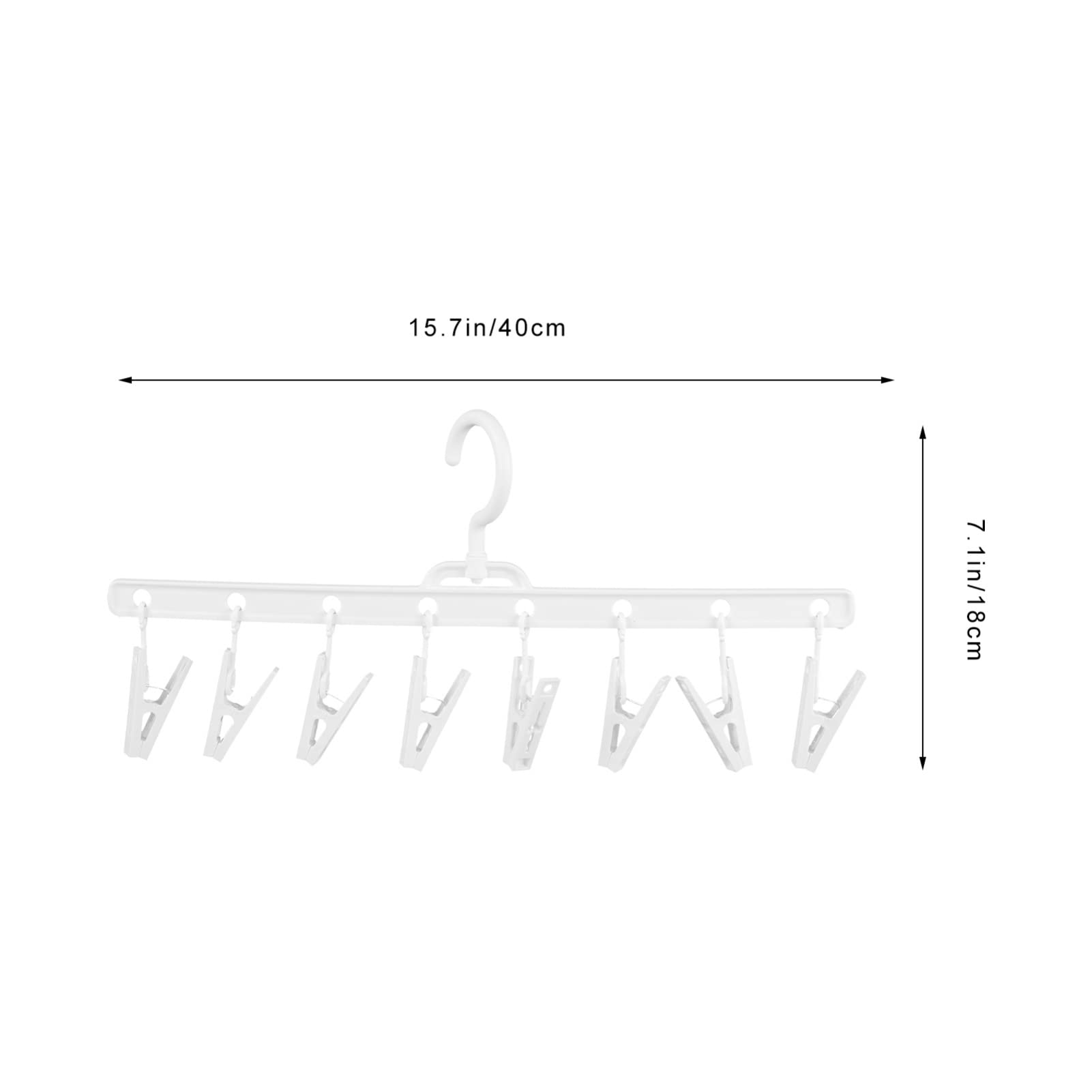 4piezas Organizador De Sombreros Multi- Clips Para Colgar Toallas y Ropa Soporte Para y Accesorios Del Diseño y Práctico