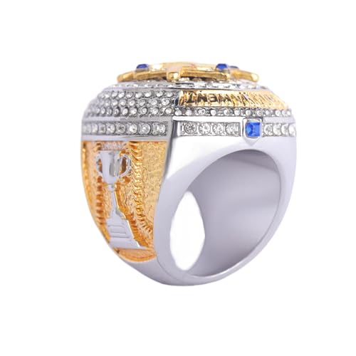 Image of 2 pcs Pack or 12 pcs Pack Softball Championship Trophy Ring Award Gift for Tournament Champion Team palyers Awards Trophy on Side Size 9.5