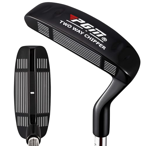 PGM Golf Two-Way Chipper Club for Men & Women, Ambidextrous Left Handed and Right Handed, High Forgiveness for Easy Short Game Chips (Black) by PGM - Used condition - US$33.48