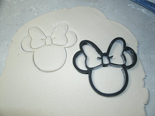 Minnie Mouse And Her Bow Cartoon Character Set Of 2 Special Occasion Cookie Cutters 3D Printed Made In Usa Pr1539 #TOP3