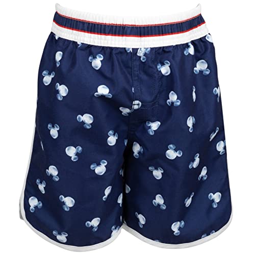 Disney Mickey Mouse Baby Boys 3 Piece Swimsuit Set: Sunsuit Swim Rash Guard Swim Trunks Blue/Red/White 18 Months #TOP4