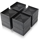 AWBEOT 4 Piezas Elevadores de Muebles, Elevadores de Cama rectangulares,...