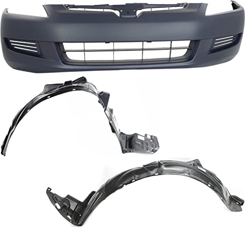 Garage-Pro Bumper Cover KIT Compatible with Honda Accord 2003-2005 Primed Front