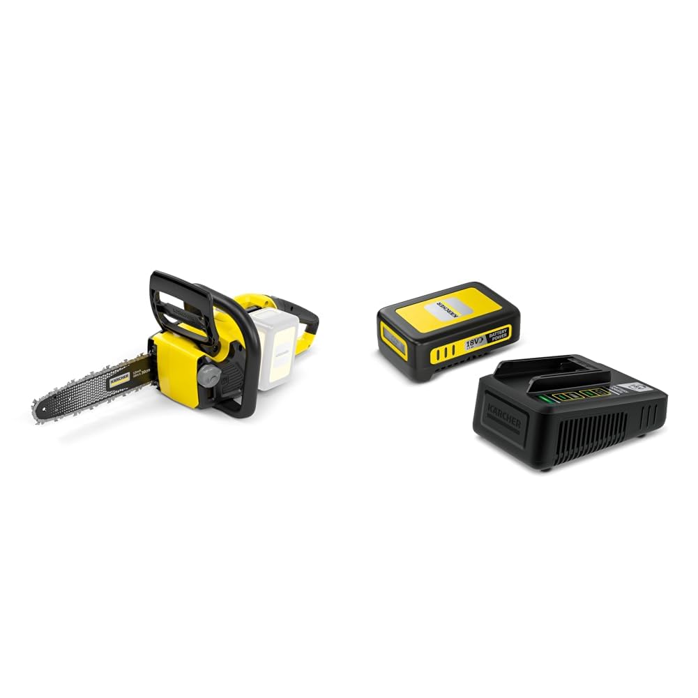 Kärcher 18v Cordless Chainsaw CNS 18-30 with Battery, bar length: 30 cm, automatic chain lubrication, kickback protection, power: max. 35-70 cuts-image-27