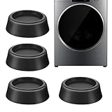 4 Stück Vibrationsdämpfer Waschmaschine, Schwingungsdämpfer Waschmaschine, Antivibrationsfüße Fußpolster Fussdämpfer, Universal Anti Vibrationsdämpfer für Waschmaschinen Trockner Gummifüße