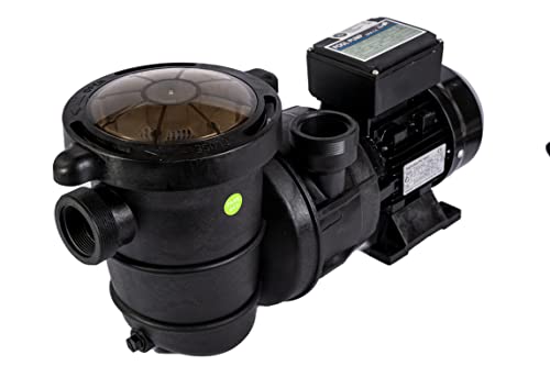 HST Profi Leis Poolpumpe 19 m3/Std, bis 80 m³ Beckengröße, 1100 W, Filterpumpe mit geringer Energieaufnahme zur Kostensenkung, Druckpumpe, Robuste Pool Pumpe mit Filter und Vorfilterfunktion