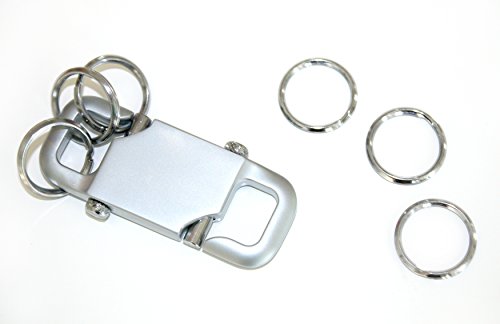 Sensi 'S' Quick Release Valet Keyring In Matte Aluminum #TOP2
