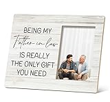 SRADMO Being My Father in Law is Really The Only Gift You Need Picture Frame Frames,Funny Father in