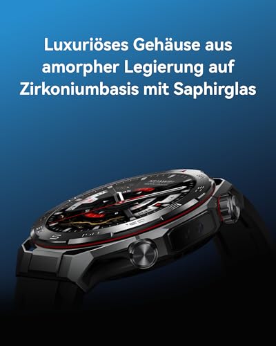 HUAWEI Watch Ultimate 2 Smartwatch, Sportuhr mit GPS, 20 ATM, Schwarz