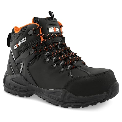 Herock 23MSS1801 Gigantes S3 Zapatos de Seguridad Alta, Negro, Talla 41 Herock 23MSS1801 Gigantes S3 Zapatos de Seguridad Alta, Negro, Talla 41