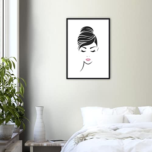 Cadre déco féminine Beauté douce poésie murale pour votre foyer
