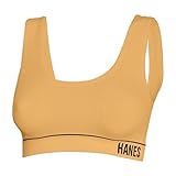 Hanes Ropa Brassiere Interior Mujer Scoop Crop Seamless Bra Suave Tejido Rib