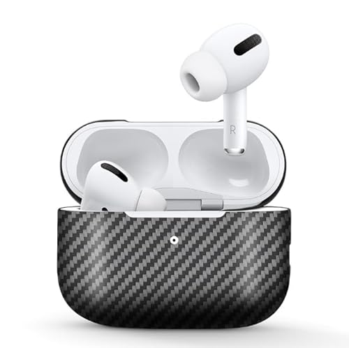 AirPods Pro 3対応 ケース アラミド繊維製 高級なカーボン風 超薄 超軽量 耐衝撃 ミニマリスト シンプル デザイン ワイヤレス充電 対応 カバー
