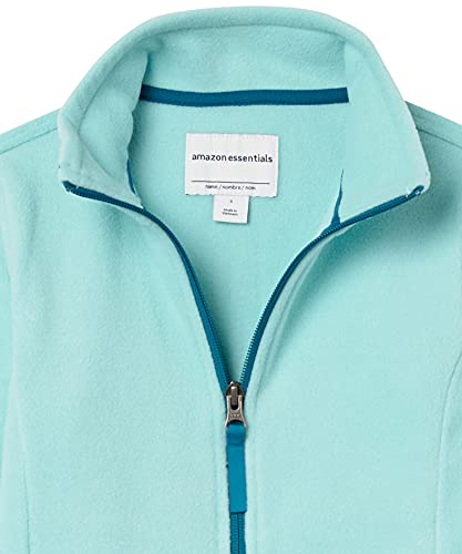 Image of Amazon Essentials Girls and Toddlers' Polar Fleece Full-Zip Mock Jacket, Insulated