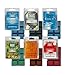 6 Pack Soy Wickless Candle Wax Bar Tart Melts - Man Cave Scents - Includes 1 Pack of Each Coo Water Cologne Type, Drakkar Cologne Type, Cedar Wood, Cedar and Saffron, Seabreeze, and Purely Herbal