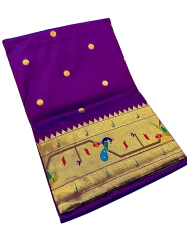 Generic paithani silk saree in soft silk – image 4