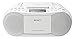 Sony CFD-S70 Boombox (CD, Kasette, Radio) weiß
