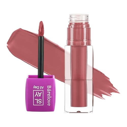Image of BARELOVE SLAY All Day Non-Drying Liquid Lipstick for Women with Matte Finish One Swipe Application | Highly Pigmented |Smooth Glide Formula | Long Lasting | Transferproof | 12 ml | 821-BEIGE MIST