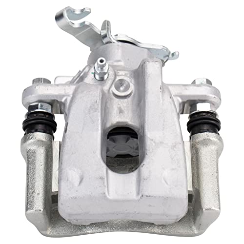 Image of TRQ Rear Brake Pad and Rotor Set Ceramic Rotors Calipers Compatible with 2009-2010 Toyota Matrix 2012 Matrix