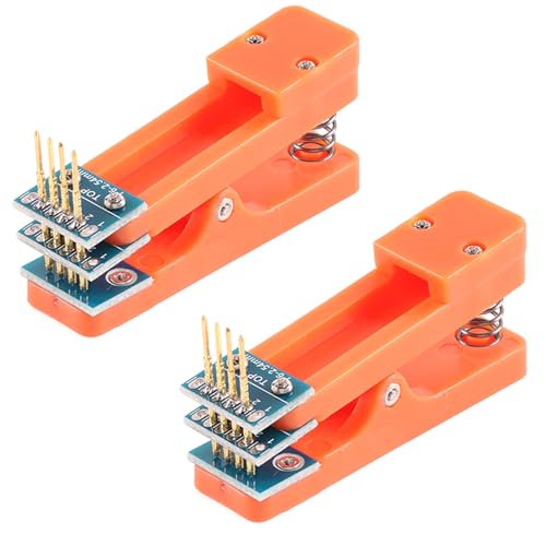 Image of 2Pcs 4Pin 2.54mm Single Row Test Clip Board Module Program Burning Clip Board 4 Pins PCB Burning Fixture Programmer Burning Clip Dupont Wire