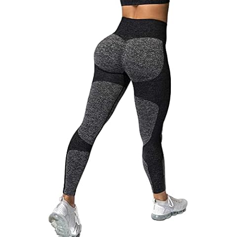 FITTOO Sports Leggings Womens Seamless Butt Lift high Waisted Leggins Gym wear Running Workout Fitness Joggers Black Yoga Pants Thermal Push up Ladies Compression UK fit Comfort neon Clothes Shark Cover