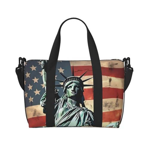 Sac fourre-tout à main style américain grand volume pour le sport et le voyage