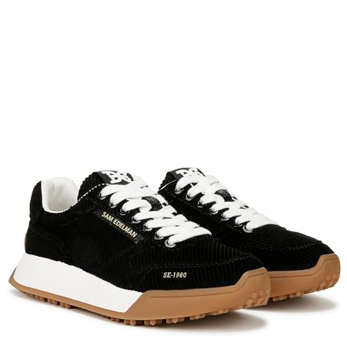 Sam Edelman Women's Layla Sneaker Black Corduroy 8...