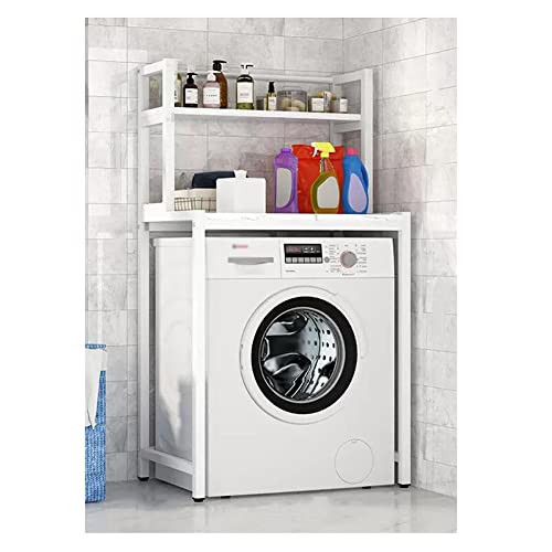 Meuble de buanderie en bois naturel pour organiser le tri du linge et le séchage sur le balcon
