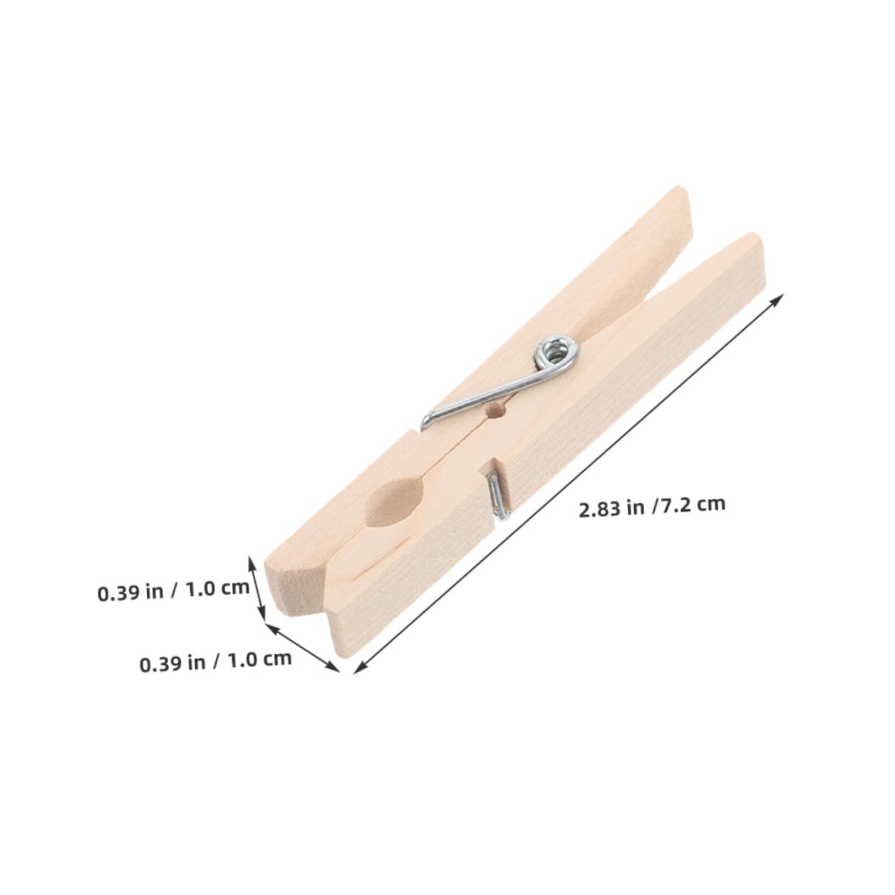 Mollette in Legno Multifunzione 150 Pezzi Beige per Bucato e Foto | Legno Naturale, Design Compatto e Portatile, Stabilità Antivento, Delicate sui Capi, Stile Minimale