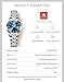 OLEVS Blue Womens Watch Fashion Dress Diamond Female Watches for Ladies Analog Quartz Silver Stainless Steel Waterproof Luminous Day Date Wrist Watch for Women