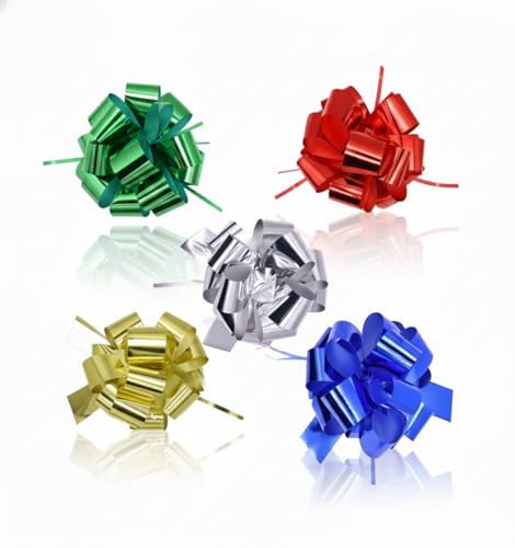 Binlava 25 Stück Weihnachts Geschenkschleifen, Große Geschenk...