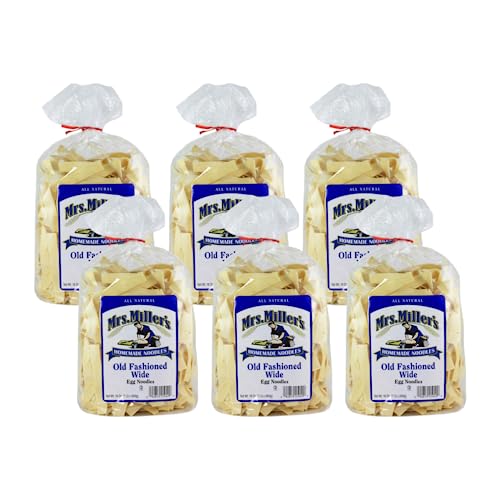 Mrs. Miller\'s Old Fashioned Egg Noodles, Wide 16 Ounce (Pack of 6)