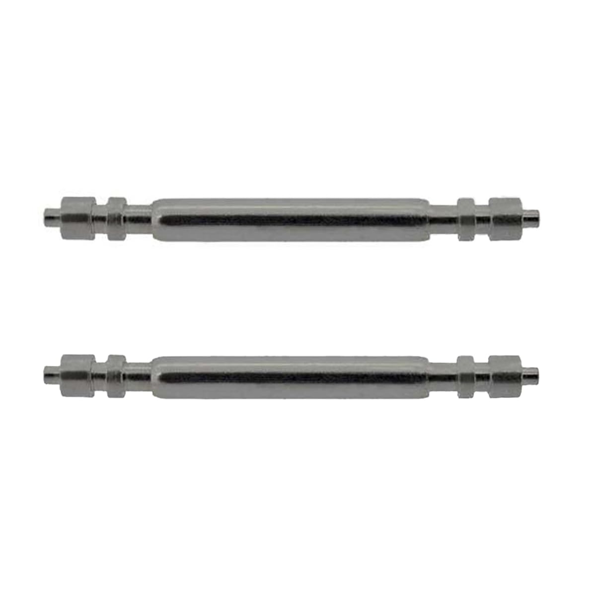 10 Anse A Molla Per Cinturino Orologio - Acciaio Inox 20 Mm, Doppia Testa - Foto 2