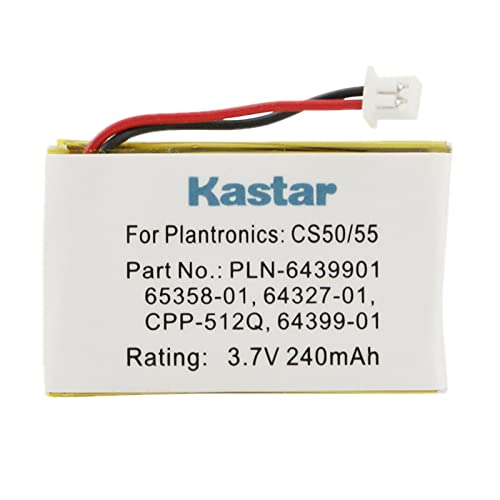 Kastar 1-Pack Battery Replacement for Lifter HL10 Savi 410 Savi 420 Savi 710 Savi 720 Savi Office WH300 Savi Office WH350 Supra Plu C W710 W720 WO300 WO350