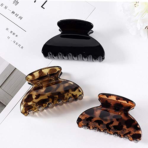 6 Packs Claw Clips Hair Claw Clip for Women Hair Jaw Clip Tortoise Claw Clip for Long Thick Hair Non-Slip Ponytail Holder Strong Hold Hair Grip Catch Barrette