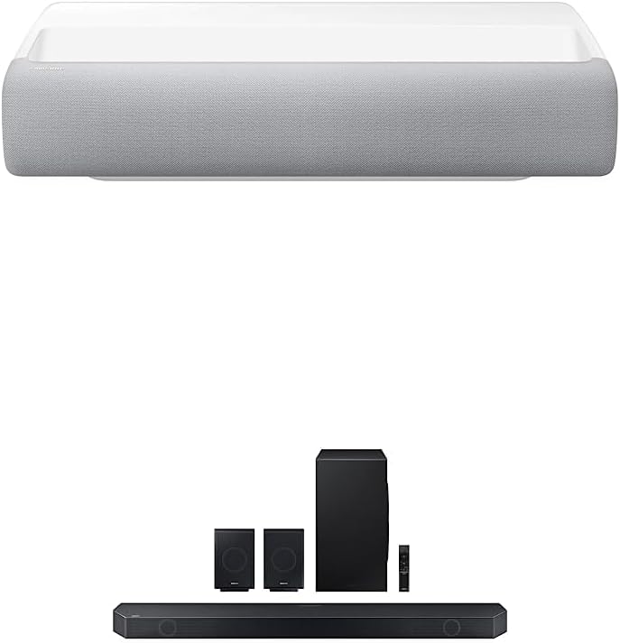 SAMSUNG 120 The Premiere Ultra Short Throw 4K UHD (SP-LSP7TFAXZA, Latest Model) w/ SAMSUNG HW-S800B/ZA 3.2.1ch Soundbar,Wireless Dolby Atmos DTS Virtual:X, (Newest Model),Black SAMSUNG 120 The Premiere Ultra Short Throw 4K UHD (SP-LSP7TFAXZA, Latest Model) w/ SAMSUNG HW-S800B/ZA 3.2.1ch Soundbar,Wireless Dolby Atmos DTS Virtual:X, (Newest Model),Black