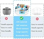 MeCids 360°Organisateurs de comptoirs à domicile Organisation et stockage Organisateurs d'approvisionnement en art– 12" Lazy Susan Style Caddy avec des bacs amovibles, pour les bureaux à domicile, fournitures scolaires