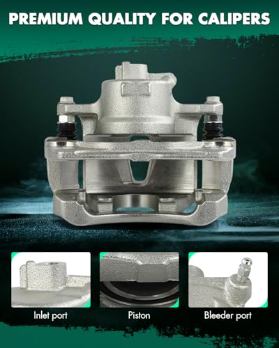 Image of SCITOO 19B2703 Front Right Disc Brake Caliper Assembly w /Bracket For Toyota For Camry 2002-2006