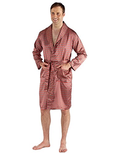 Harvey James - Pijama - para hombre Maroon Gown Large