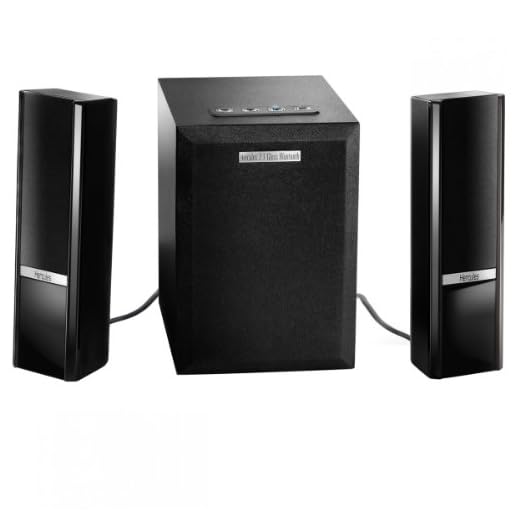 Hercules 2.1 Gloss Bluetooth (2.1 Lautsprecher, 10 W, Bluetooth, Lautstärkeregler)