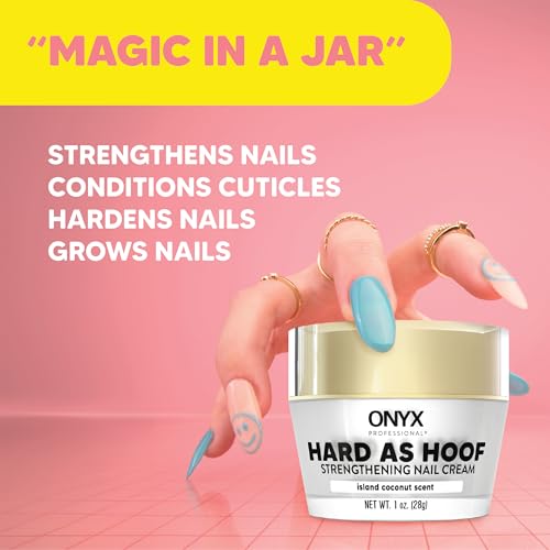 image for Onyx Professional Hard as Hoof Nail Strengthening Cream, Coconut Scent