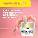 Onyx Professional Hard as Hoof Nail Strengthening Cream, Coconut Scent - Nail Growth and Conditioning Cuticle Cream Stops Splits, Chips, Cracks & Strengthens Nails, 1 oz - Image 3