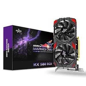 AISURIX Radeon RX 580 Graphic Cards, 2048SP, Real 8GB, GDDR5, 256 Bit, Pc Gaming Radeon Video Card for AMD, 2XDP, HDMI…
