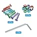 PATIKIL Skateboard Hardware Kit, 1
