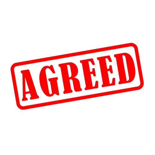 Satyaexports Agreed Custom Office Stamp, self Inking Rubber Stamp, Stamp for Business, design-55,Stamp Style no--P20