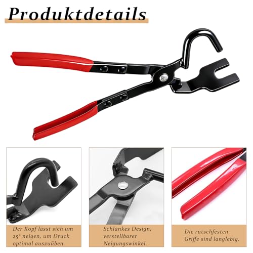 Auspuffgummi Zange, 29 cm Auspuffgummi Lösezange, AufhäNger Entfernungszange, Auto Auspuff AufhäNger Entfernungszange, Auspuffgummi Zange Werkzeug, für Autos Auspuffanlag