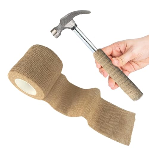 Mango de olla cubierto resistente al calor, soporte de olla envoltura | Cubiertas de mango para olla de acero inoxidable, 13 pies Sostenga la cinta adhesiva fácil de instalar accesorios para hornear