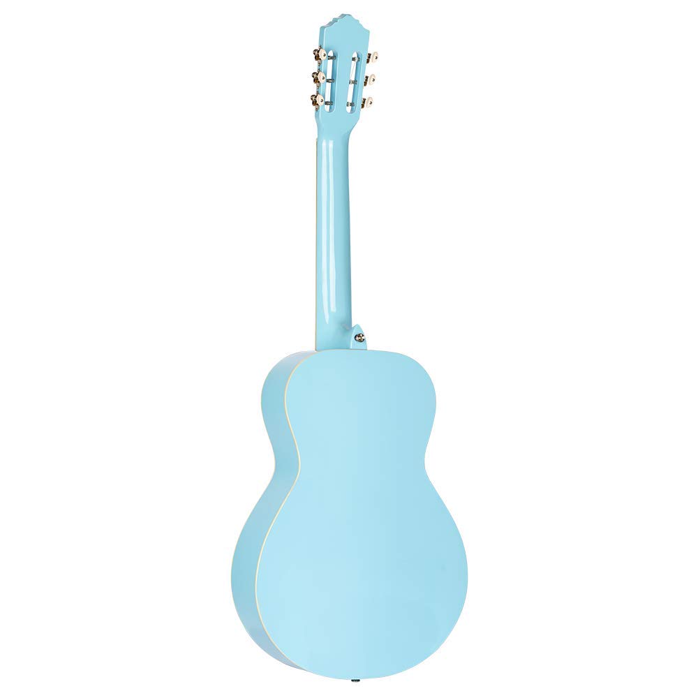 Ortega Guitars Chitarra Full Size - Gaucho Series - Corpo parlor - include Gigbag - Legno di Agathis / blue (RGA-SKY)