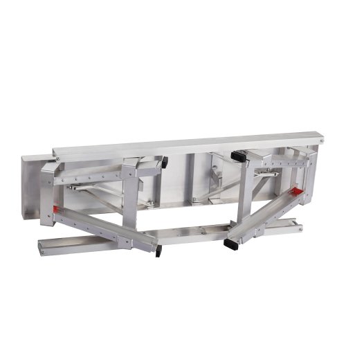 6120 Pentagon Tool Professional Quality Aluminum Drywall Bench With Adjustable Steps And Functions As A Workbench