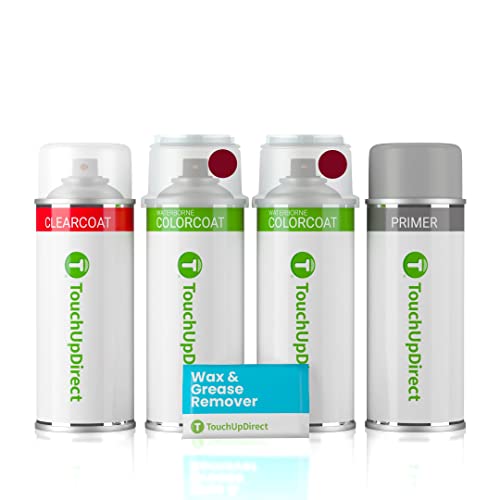 TouchUpDirect PRV/NRV Velvet Red Pearl Tricoat Compatible with Chrysler Exact Match Touch Up Paint Aerosol - Preferred Kit